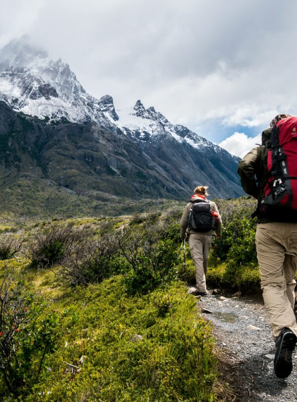 Hikers on W trek